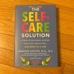 The Self-Care Solution hardcover book.  New.